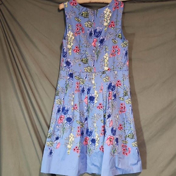 Talbots NWT Blue Floral Dress - Picture 5 of 9